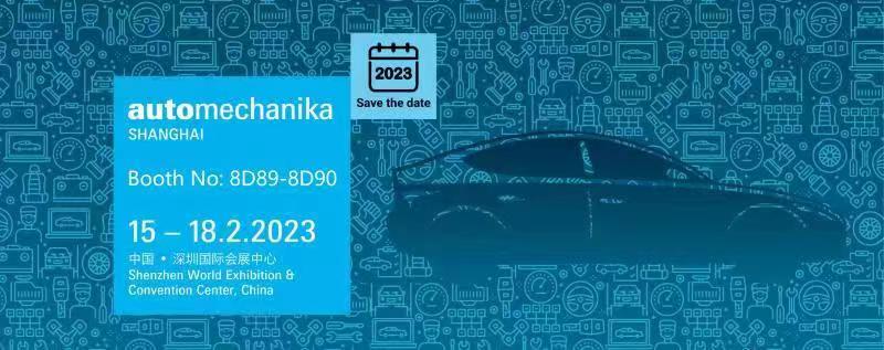 Welcome to the automechanika SHANGHAI. Our booth number is 8D89